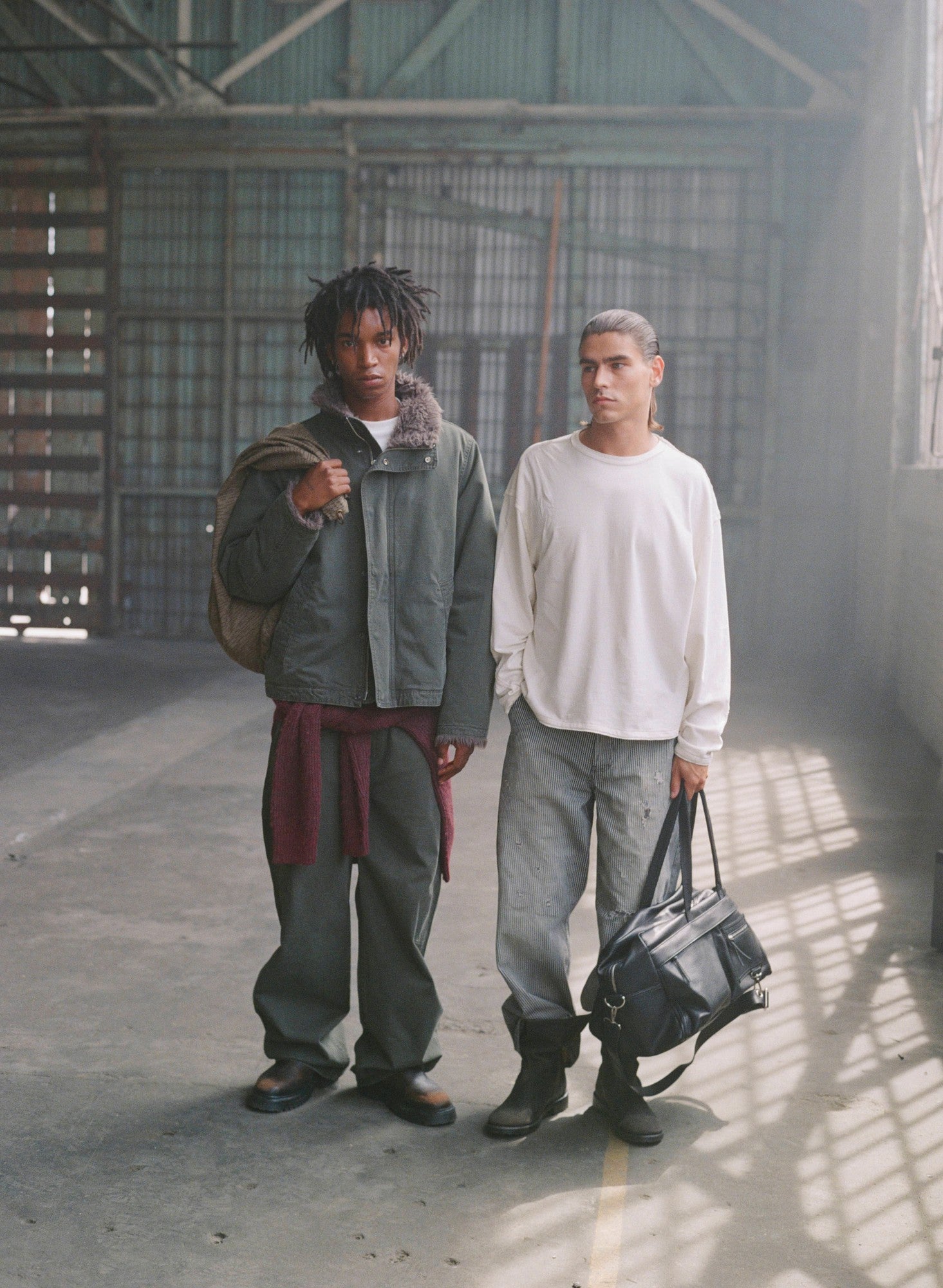 Two models in the FW26 collection